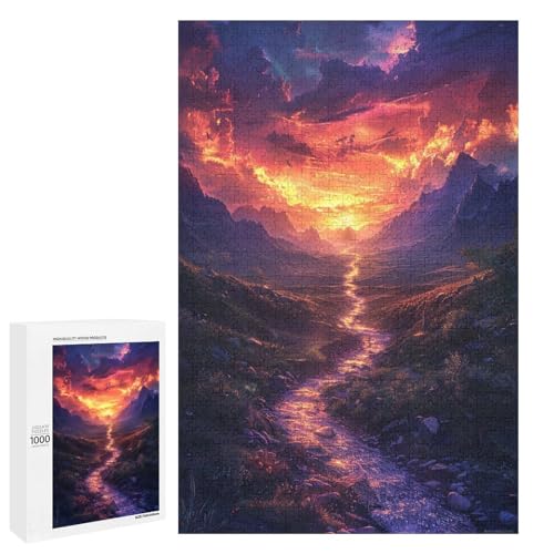 Puzzle für Erwachsene schöne Berge 1000 Teile Holzpuzzle für Kinder ab 12 Jahren anspruchsvolles Spiel 75 x 50 cm Puzzle für Erwachsene schöne Berge 1000 Teile Holzpuzzle für Kinder ab 12 Jahren anspruchsvolles Spiel 75 x 50 cm von linghhiming