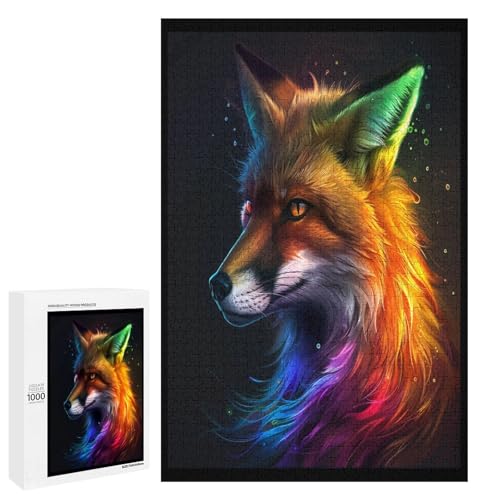 Puzzle für Erwachsene schöner Fuchs 1000 Teile Holzpuzzle für Erwachsene und Kinder ab 12 Jahren 75 x 50 cm Puzzle für Erwachsene schöner Fuchs 1000 Teile Holzpuzzle für Erwachsene und Kinder ab 12 Jahren 75 x 50 cm von linghhiming