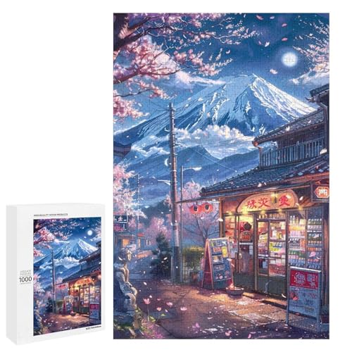 Puzzle für Erwachsene wunderschöner Berg Fuji 1000 Teile Holzpuzzle für Erwachsene und Kinder ab 12 Jahren Lernspielzeug 75 x 50 cm Puzzle für Erwachsene wunderschöner Berg Fuji 1000 Teile Holzpuzzle für Erwachsene und Kinder ab 12 Jahren Lernspielzeug 75 x 50 cm von linghhiming
