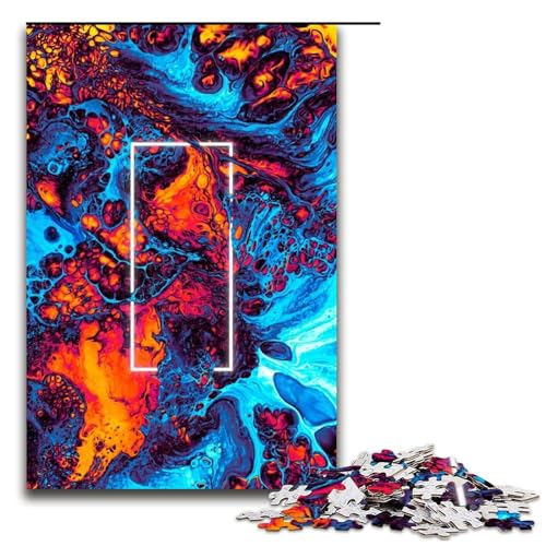 für Erwachsene Puzzle „Lichter an 1000 Teile Holzpuzzle für Erwachsene und Kinder ab 14 Jahren (75 x 50 cm) von linghhiming