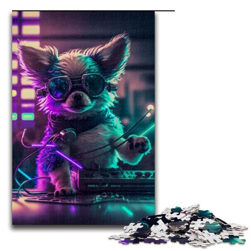 für Erwachsene Puzzle Coole Puppe 1000 teiliges Holzpuzzle für Erwachsene und Kinder ab 14 Jahren 75 x 50 cm von linghhiming