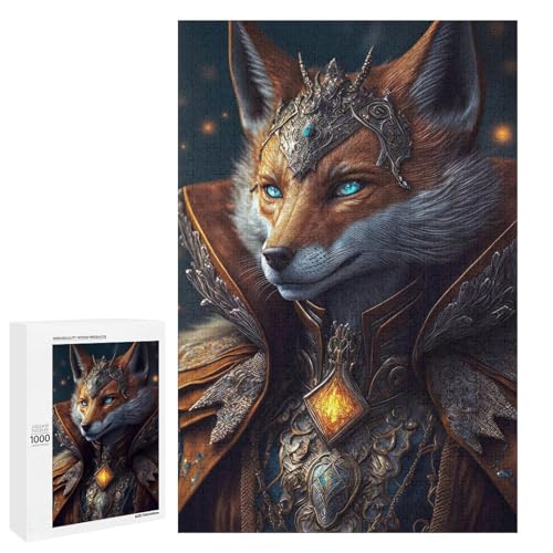 für Erwachsene Puzzle Fuchs 1000 teiliges Holzpuzzle für Erwachsene und Kinder ab 12 Jahren (75 x 50 cm) von linghhiming