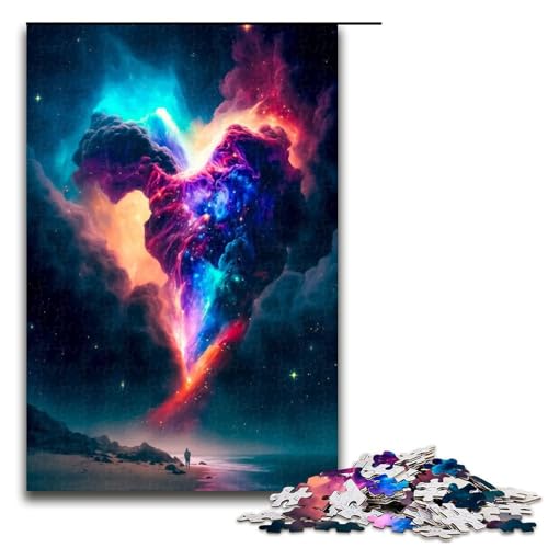 für Erwachsene Puzzle Herz 1000 Teile Holzpuzzle für Erwachsene und Kinder ab 14 Jahren 75x50cm für Erwachsene Puzzle Herz 1000 Teile Holzpuzzle für Erwachsene und Kinder ab 14 Jahren 75x50cm von linghhiming