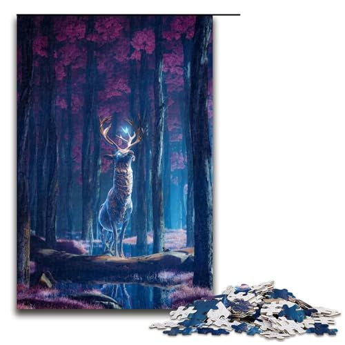 für Erwachsene Puzzle Hirsch 1000 Teile Holzpuzzle für Erwachsene und Kinder ab 14 Jahren 75x50cm für Erwachsene Puzzle Hirsch 1000 Teile Holzpuzzle für Erwachsene und Kinder ab 14 Jahren 75x50cm von linghhiming