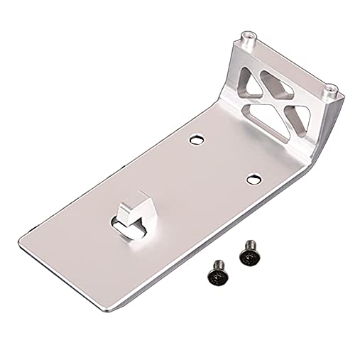 liovitor CNC Metall Front Schutz Platte für 1/5 BAHA ROVAN KM Baja 5B 5T 5SC Rc Auto Spielzeug Teile,Silber von liovitor