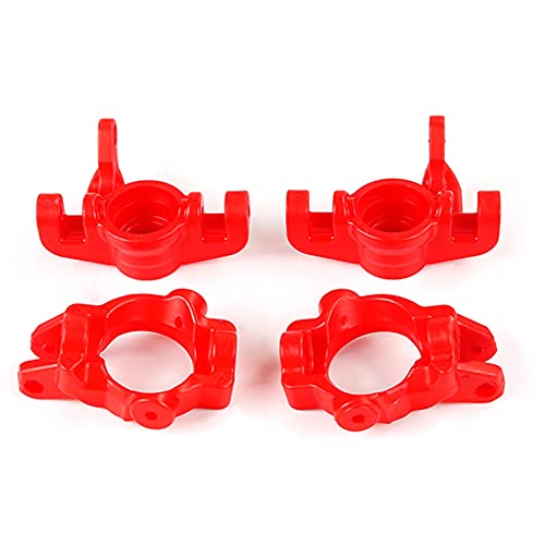 liovitor Nylon Vorder Rad Lagerung Sitz Halterung Kit für 1/5 Rovan 5Ive-T Km-X2 QL DDT Racing Truck Rc Auto Teile,Rot von liovitor