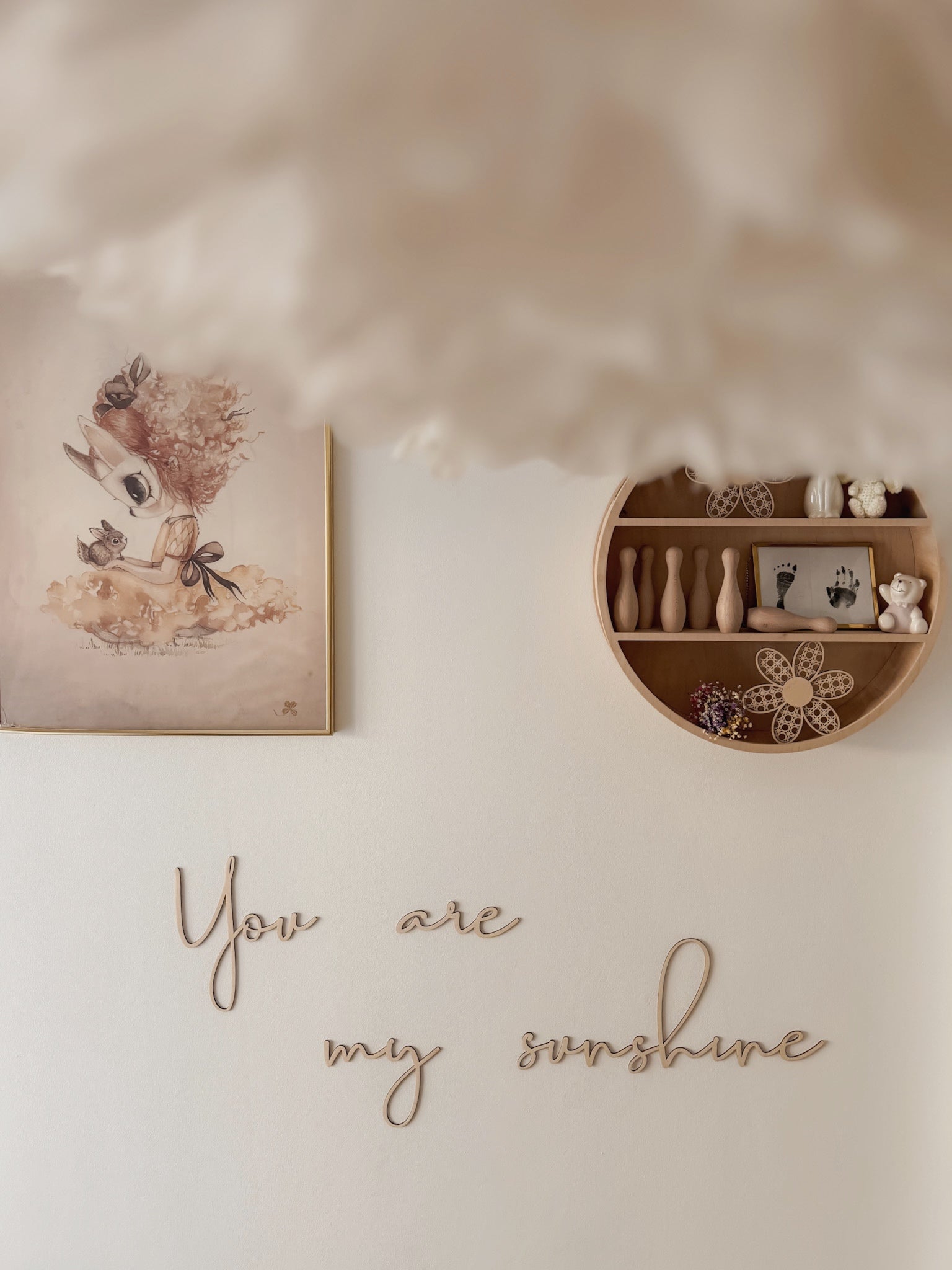 lis wycina You Are My Sunshine Wanddekoration lis wycina You Are My Sunshine Wanddekoration von lis wycina