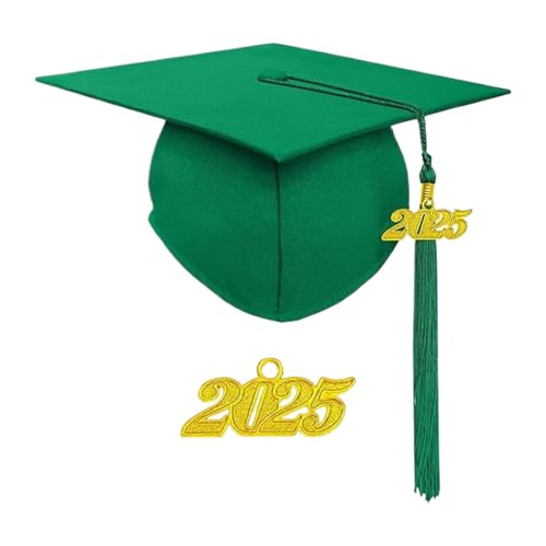 lisutupode Abschlusskappen 2025 – bequeme, atmungsaktive Junggesellenhüte mit Jahresschild, Kleiderzubehör, Foto-Requisiten, Abschlusssouvenirs für Schulversammlungen, Cosplay von lisutupode