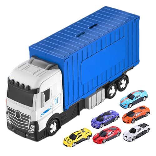 lisutupode Autotransporter Spielzeug - inkl. Rennstrecken Kleinkind-Laster,Interaktives Faltbares Sinnesförderndes Lernspielzeug Für Draußen Und Kinderzimmer von lisutupode