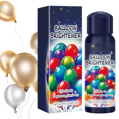 lisutupode Ballonglanz-Spray – Ballonaufheller, ultra-glänzendes Spray für Latexballons, Ballonaufheller-Spray für dauerhaften Glanz-Finish, 100 ml von lisutupode