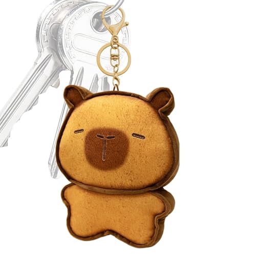 lisutupode Capybara Plüschpuppe, Capybara gefülltes Kissen - Cartoon Capybara Wurfkissen Puppe,Weiches und zartes Dekorationswerkzeug für Auto, Schlafzimmer, Couch, Wohnzimmer, Kinderzimmer von lisutupode