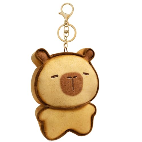 lisutupode Capybara Plüschspielzeug, Capybara Stoffeded Animals,Cartoon Toast Capybara Stuffed Decor - Weiches und zartes Dekorationswerkzeug für Auto, Schlafzimmer, Couch, Wohnzimmer, Kinderzimmer von lisutupode