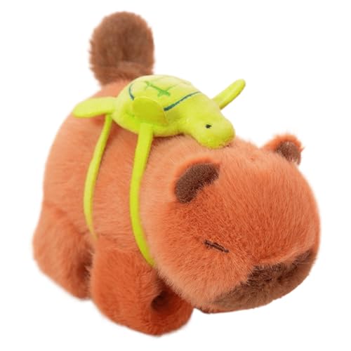 lisutupode Capybara Plush Für Mädchen 15 Cm Plüsch Slap Bands Spielzeug Entzückende Slap-Armbänder Kuscheltier Snap Armband Geschenke Capybara Slap Snap Armband von lisutupode