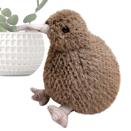 lisutupode Kiwi Vogel Kuscheltier - Realistisches Niedliches Kiwi Vogel Plüschtier,Niedliches Realistisches Weiches Kuscheltier Deko für Kinder Mädchen Jugendliche von lisutupode