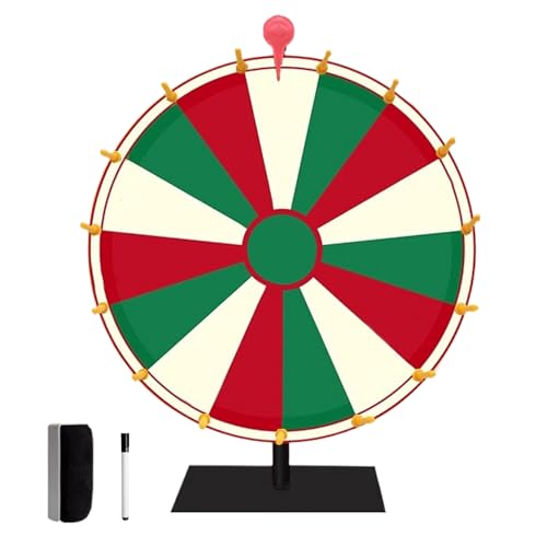 lisutupode Preisrad | Buntes Tisch-Preis-Spinner, Roulette-Spinner des Glücks, mit Löschen, 10/15 Slots von lisutupode