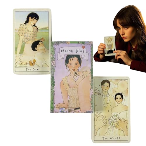 lisutupode Tarotspiel für Anfänger, Oracle der Liebe – Wahrsagen, tragbar, für Damen und Herren, Meditation und spirituelle Erkundung lisutupode Tarotspiel für Anfänger, Oracle der Liebe – Wahrsagen, tragbar, für Damen und Herren, Meditation und spirituelle Erkundung von lisutupode