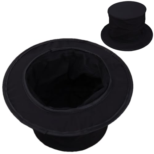 lisutupode Zaubererhut Kinder 28.5 X 28.5 X 15 Cm Schwarzer Zauberer Zusammenklappbarer Zylinderhut Magier Party-Comedy-Show-Zubehör, Hutkostüm Für Kinder, Unisex lisutupode Zaubererhut Kinder 28.5 X 28.5 X 15 Cm Schwarzer Zauberer Zusammenklappbarer Zylinderhut Magier Party-Comedy-Show-Zubehör, Hutkostüm Für Kinder, Unisex von lisutupode