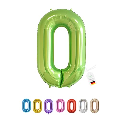 LITTLE BIRTHDAY | Zahlen Luftballon | Folienballon | Helium Gas Balloon Ballon | 101 cm | 0 1 2 3 4 5 6 7 8 9 in vielen Farben | Geburtstag | Kindergeburtstag | Deko | grün 0 LITTLE BIRTHDAY | Zahlen Luftballon | Folienballon | Helium Gas Balloon Ballon | 101 cm | 0 1 2 3 4 5 6 7 8 9 in vielen Farben | Geburtstag | Kindergeburtstag | Deko | grün 0 von little Birthday