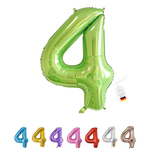 LITTLE BIRTHDAY | Zahlen Luftballon | Folienballon | Helium Gas Balloon Ballon | 101 cm | 0 1 2 3 4 5 6 7 8 9 in vielen Farben | Geburtstag | Kindergeburtstag | Deko | grün 4 LITTLE BIRTHDAY | Zahlen Luftballon | Folienballon | Helium Gas Balloon Ballon | 101 cm | 0 1 2 3 4 5 6 7 8 9 in vielen Farben | Geburtstag | Kindergeburtstag | Deko | grün 4 von little Birthday