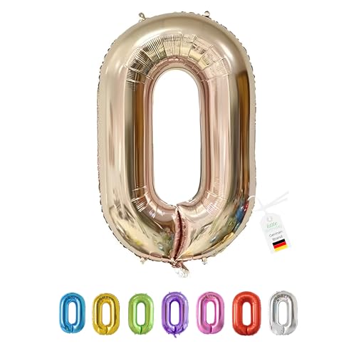 LITTLE BIRTHDAY | Zahlen Luftballon | Folienballon | Helium Gas Balloon Ballon | 101 cm | 0 1 2 3 4 5 6 7 8 9 in vielen Farben | Geburtstag | Kindergeburtstag | Deko | rose gold 0 LITTLE BIRTHDAY | Zahlen Luftballon | Folienballon | Helium Gas Balloon Ballon | 101 cm | 0 1 2 3 4 5 6 7 8 9 in vielen Farben | Geburtstag | Kindergeburtstag | Deko | rose gold 0 von little Birthday