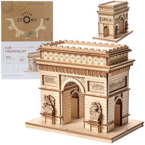 Little Story Holz Puzzle pädagogisch Modell 3D Set Do Self Für Kinder Erwachsene Geschenk… (Arc Triumf) Little Story Holz Puzzle pädagogisch Modell 3D Set Do Self Für Kinder Erwachsene Geschenk… (Arc Triumf) von little story