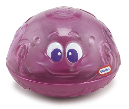 Little Tikes 173882GR Sparkle Bay Funkelfontäne Oktopus leuchtendes Wasserspielzeug mit Schwimm-und Wasserspritzfunktion, Badewannenspielzeug für Kinder ab 18 Monaten, lila von Little Tikes