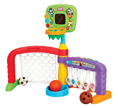 Little Tikes 3-in-1 Sports Zone für Kinder - Basketball, Fußball und Bowling - Stundenlanges Aktives Spielen - Fördert Gleichgewicht und Koordination, ab 9 Monaten bis 3 Jahren Little Tikes 3-in-1 Sports Zone für Kinder - Basketball, Fußball und Bowling - Stundenlanges Aktives Spielen - Fördert Gleichgewicht und Koordination, ab 9 Monaten bis 3 Jahren von little tikes