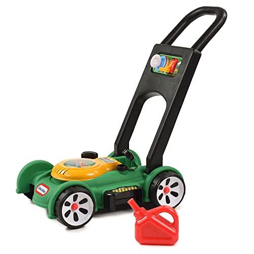 Little Tikes Gas n' Go Mower - Realistischer Rasenmäher für das Spielen im Freien - Kinderspielzeug für den Garten mit mechanischen Geräuschen, beweglichen Gashebel und Benzinkanister. Ab 18 Monaten von little tikes