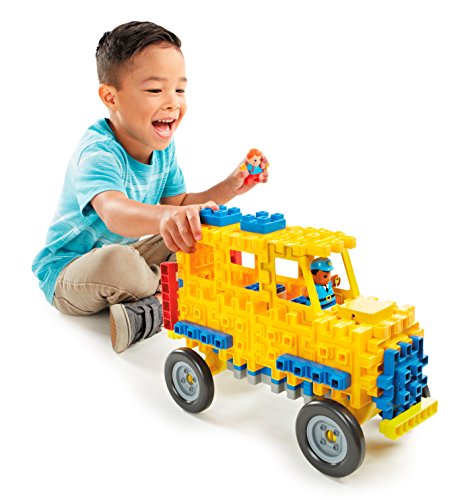 Little Tikes 644467 M Waffle Blocks Fahrzeug Schule Bus von little tikes