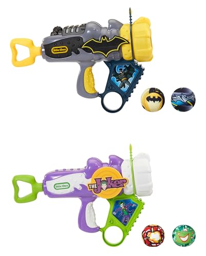 Little Tikes Batman & The Joker Boom Blaster 2er-Pack - DC Spielzeug-Blaster für Aktives Spielen, für Jungen und Mädchen ab 3 Jahren von LITTLE TIKES