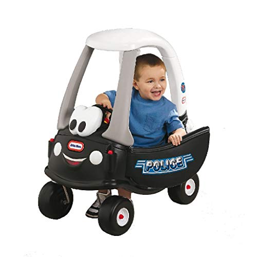 Little Tikes Cozy Coupé Polizeiauto - Rutschfahrzeug - Mit sich öffnender Tür und Hupe - Fördert kreatives Spielen für Kleinkinder, ab 18 Monaten bis 5 Jahren von Little Tikes