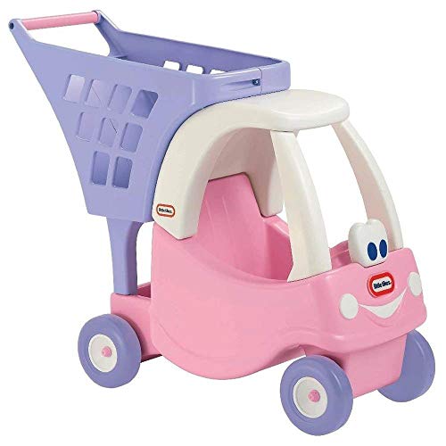 Little Tikes Einkaufswagen - Imaginärer Lebensmitteleinkauf für Kinder - Spielset für Kleinkinder - Rosa/Violett von Little Tikes