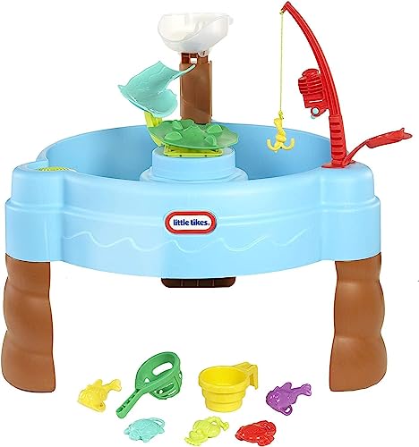 Little Tikes Komplettes Set für Wassertisch Fish 'n Splash – komplettes Set mit Spielzeug und Angelset (7898) von little tikes
