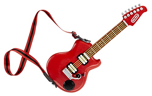 Little Tikes My Real Jam E-Gitarre - Spielzeuggitarre mit Gurt und Tasche - Vier Spielmodi, Lautstärkeregelung, Bluetooth-Konnektivität - Fördert fantasievolles und kreatives Spielen - Ab 3 Jahren von little tikes