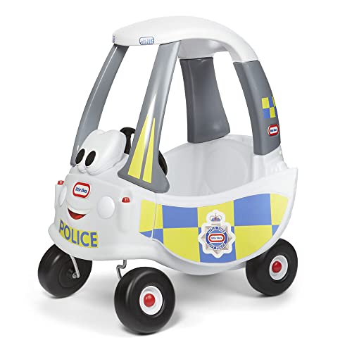 Little Tikes Polizei Cozy Coupé - Rutschfahrzeug für Kleinkinder - Mit Tür, entfernbarer Bodenplatte und Hupe - Fördert Kreatives Spielen, ab 18 Monaten bis 5 Jahren. von little tikes