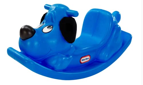 Little Tikes Schaukelpferd , Aktives Spielen für Kleinkinder , Einface Griffe mit Grip und Stabiler Sattel für Sicherheit , Robuste Konstruktion , Hund, (BLAU) von little tikes