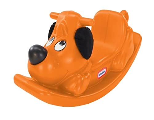 Little Tikes Schaukelpferd , Aktives Spielen für Kleinkinder , Einface Griffe mit Grip und Stabiler Sattel für Sicherheit , Robuste Konstruktion , Hund, (ORANGE) von little tikes