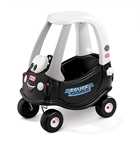 Little Tikes Patrol Police Car – Gemütlicher Kinderwagen, mit funktionierenden Türen und Hupe und abnehmbarem Boden, fördert kreatives Spielen, Alter 18 Monate - 5 Jahre von little tikes