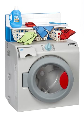 little tikes Retro Washer Dryer 50er Jahre Stil - Realistisches Spielzeug für Kinder - Interaktive Spielzeug-Waschmaschine mit 7 Zubehörteilen und Retro-Geräuschen - Jungen und Mädchen ab 2 Jahre little tikes Retro Washer Dryer 50er Jahre Stil - Realistisches Spielzeug für Kinder - Interaktive Spielzeug-Waschmaschine mit 7 Zubehörteilen und Retro-Geräuschen - Jungen und Mädchen ab 2 Jahre von little tikes