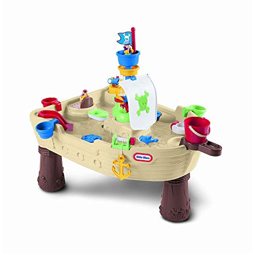 Little Tikes Anchors Away Piratenschiff - Wasserspielset für Kinder - Sicher und Tragbar - Fördert kreatives Spielen von little tikes