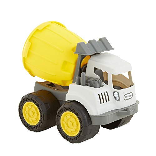 little tikes Dirt Diggers 2-in-1 Baufahrzeug - Realistisches Design - Spielzeug für Draußen und Drinnen - Für aktives Spielen, ab 2 Jahren - Betonmischer von little tikes