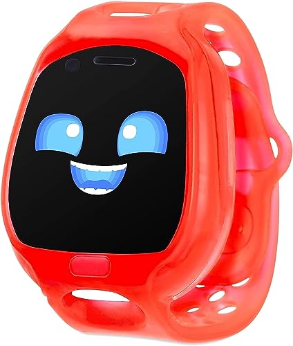 little tikes 657573EUC Tobi Robot Smartwatch für Kinder mit Digitalkamera, Video, Spielen & Aktivitäten für Jungen und Mädchen-Rot, Ab 4+ Jahren von little tikes