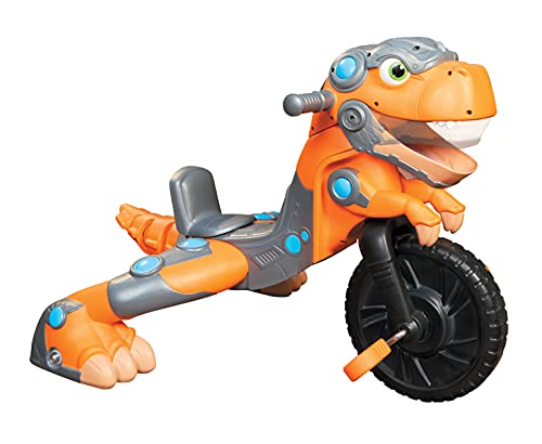 little tikes 658556EUC Chompin' Dino Trike-Interaktives Dinosaurier-Rutschfahrzeug mit Geräuschen & mehr-Robust & Langlebig-Fördert aktives & fantasievolles Spielen-für Kinder ab 3 Jahren von little tikes