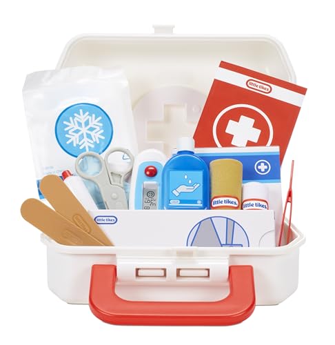 little tikes Erste-Hilfe-Kasten- Realistisches Rollenspielset für Ärzte - ab 3 Jahren Spielen & Lernen Interaktives Spielzeug Kinder Enthält Maske, Schlinge, Broschüre, Zubehör und mehr, 656156 little tikes Erste-Hilfe-Kasten- Realistisches Rollenspielset für Ärzte - ab 3 Jahren Spielen & Lernen Interaktives Spielzeug Kinder Enthält Maske, Schlinge, Broschüre, Zubehör und mehr, 656156 von little tikes