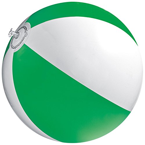 livepac office Wasserball, 1 Stück, grün-weiß, 40 cm, Sommerfest, Unisex-Kinder, Unisex-Jugendliche von livepac office