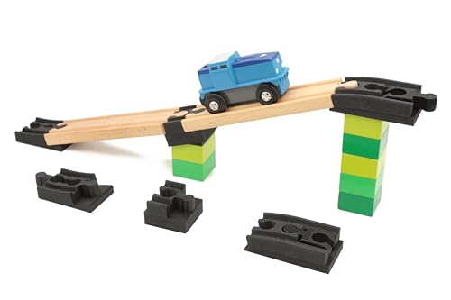 6 Steigungen für Zug aus Holz, kompatibel mit Brio Duplo 6 Steigungen für Zug aus Holz, kompatibel mit Brio Duplo von locorico