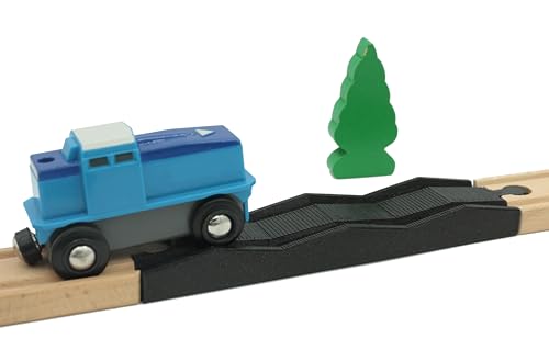 Locorico Wellenschiene für Zug aus Holz, kompatibel mit Brio Lillabo Happe von locorico