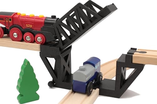 Wippbrücke für Zug aus Holz, kompatibel mit Brio Wippbrücke für Zug aus Holz, kompatibel mit Brio von locorico