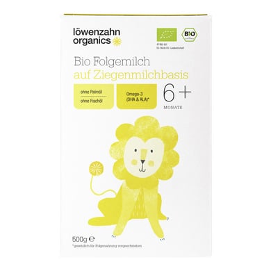 löwenzahn organics Bio Folgemilch 6+ auf Ziegenmilchbasis 500 g von löwenzahn organics
