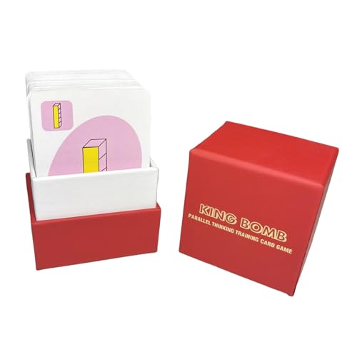 logirific King Bomb Letters Memory Matching Kartenspiel-Kinder Konzentration Lernspiele-Memory Spiel Erwachsene，Logik-Denk-Spiele,Spielzeug ab 6+ Jahre,Kartenspiele Familie-Party Spiele-108 Karten von logirific